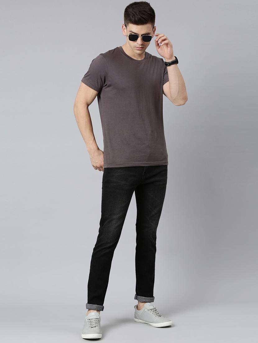 mens slim fit plain jeans - 20060361 - Standard Image - 4