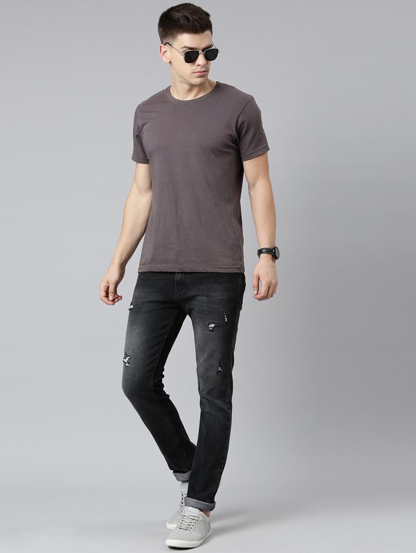 mens slim fit distressed jeans - 20060366 - Standard Image - 4