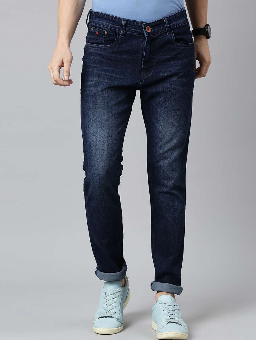 mens slim fit plain jeans