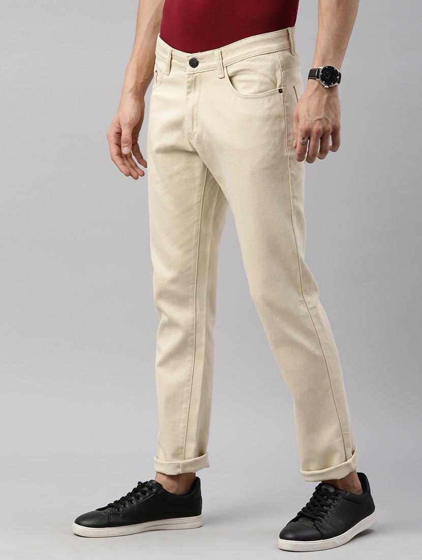 mens straight fit plain jeans - 20060382 - Standard Image - 1