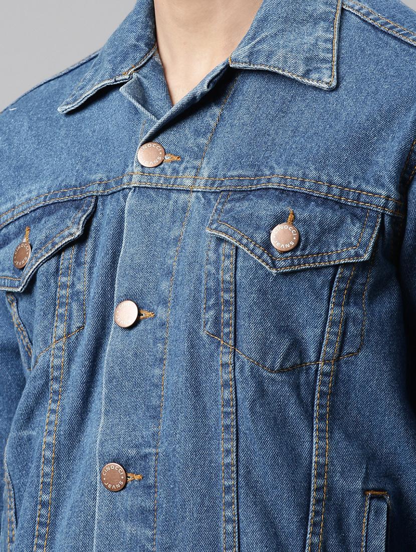 blue washed denim jacket - 20061602 - Standard Image - 4