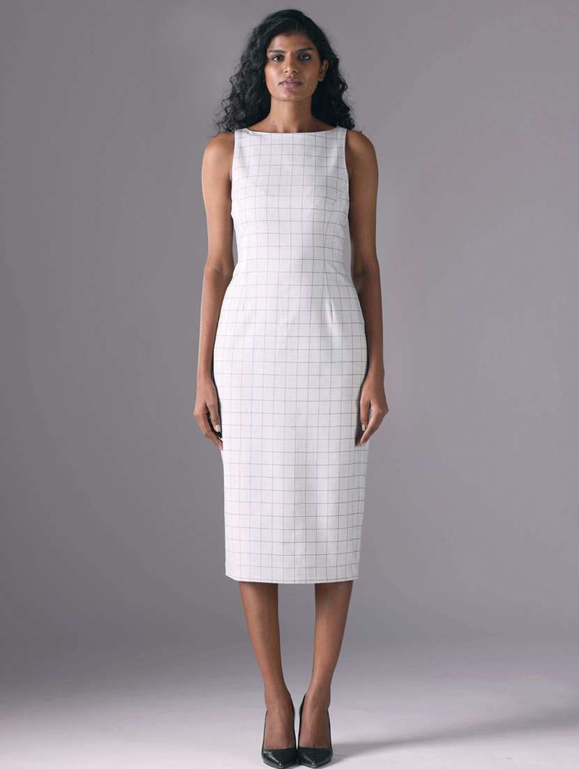 women's sheath abstract dress - 20061646 -  Standard Image - 1