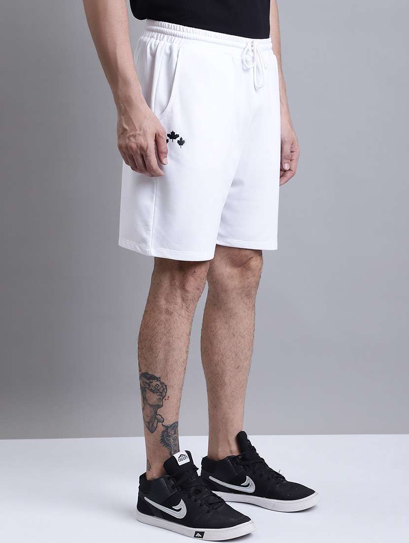 white cotton shorts - 20068308 -  Standard Image - 1