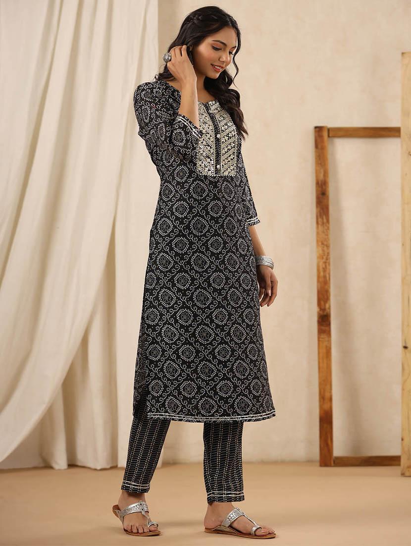 printed kurta pant set - 20068458 - Standard Image - 1