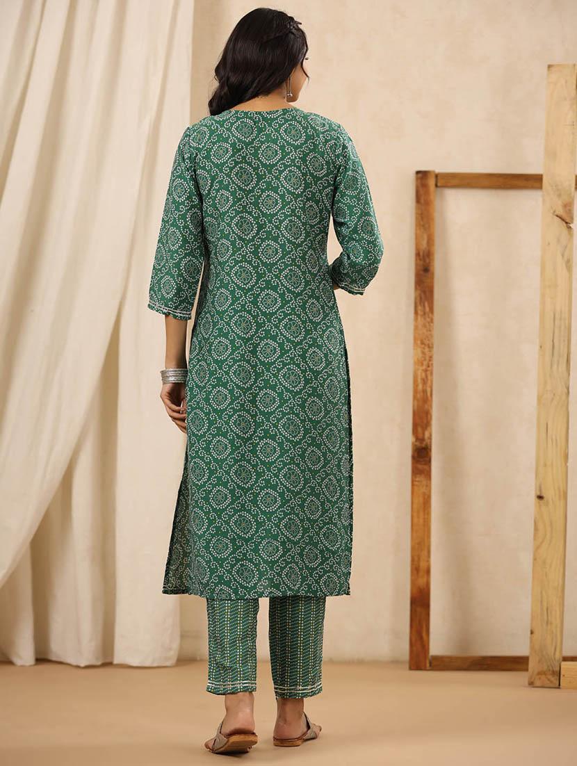 printed kurta pant set - 20068459 - Standard Image - 4