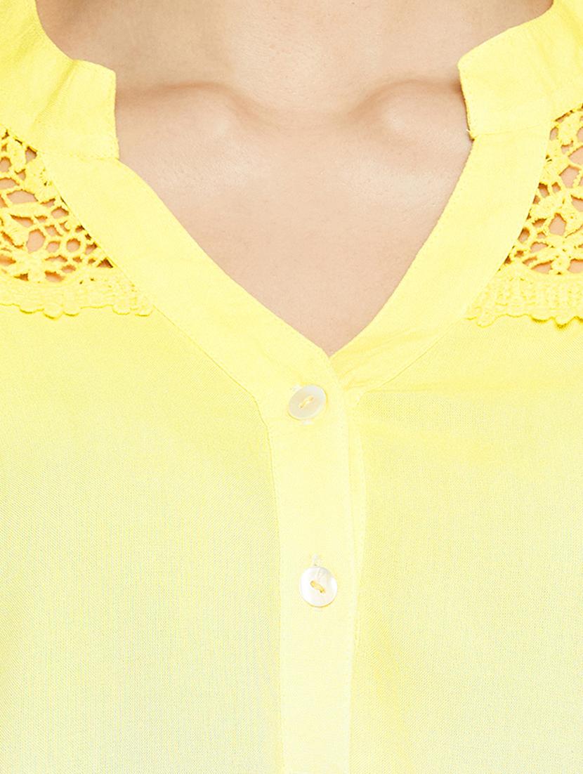women's straight mandarin neck top - 20068944 - Standard Image - 4