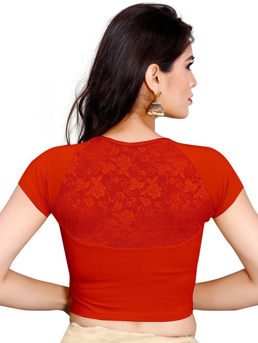 red regular blouse - 20071591 - Standard Image - 1