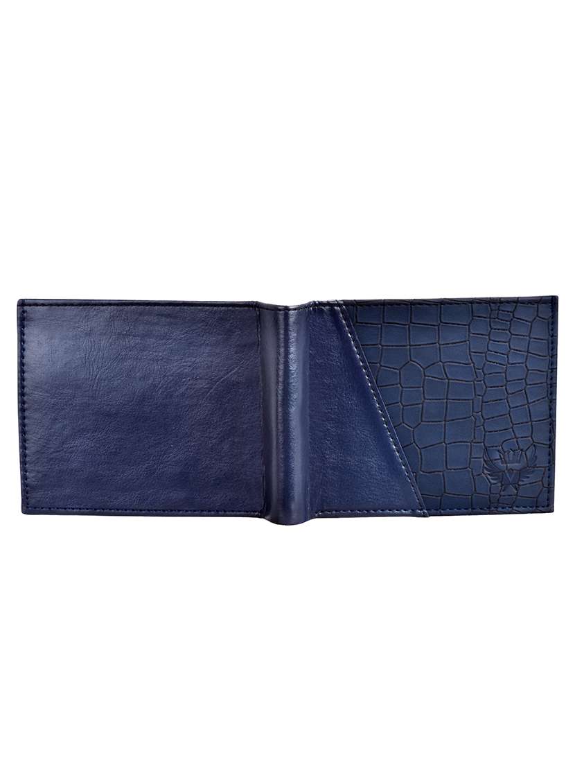blue leatherette wallet - 20072462 -  Standard Image - 1