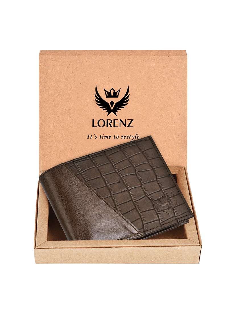 brown leatherette wallet - 20072463 - Standard Image - 4