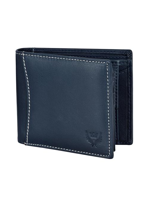 blue leatherette wallet - 20072467 -  Standard Image - 0