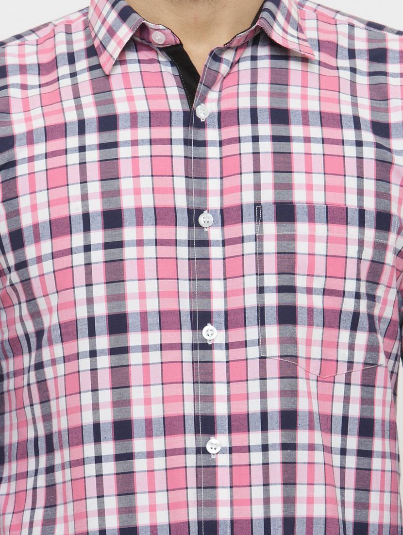 multi colored checkered casual shirt - 20072650 - Standard Image - 4