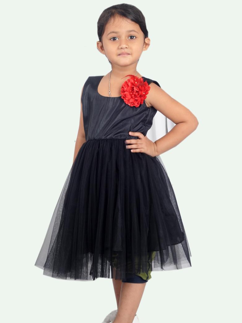 kids net frock  - 20072661 -  Standard Image - 1
