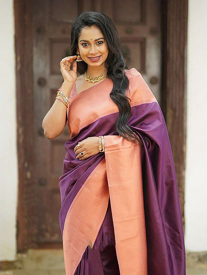 Women's Banarasi Saree With Blouse - 20073349 -  Standard Image - 1