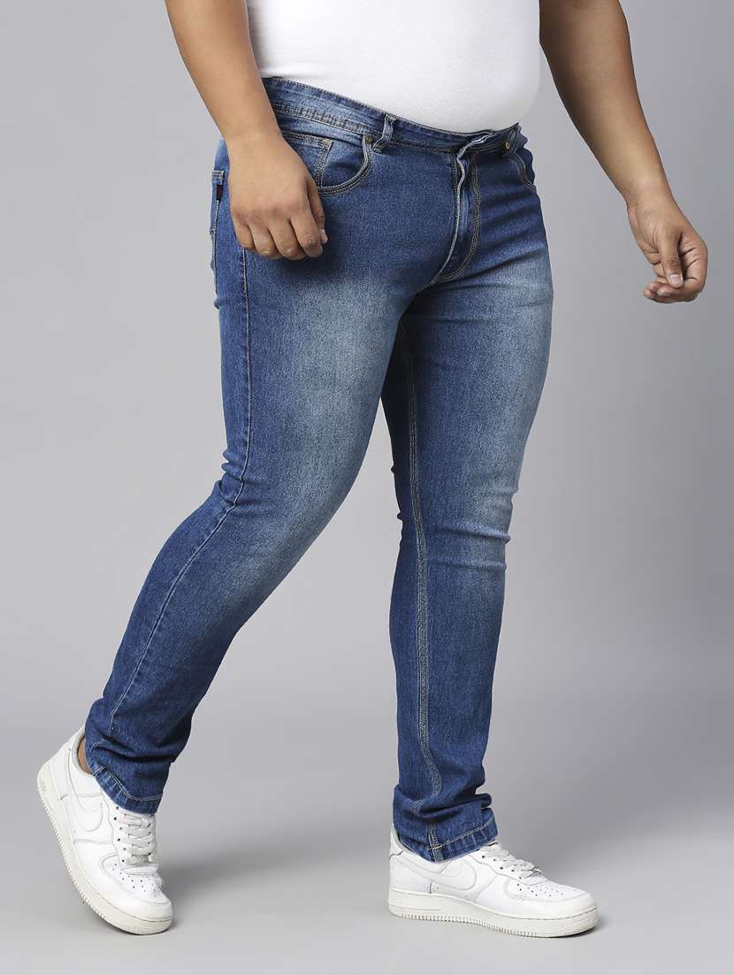 mens slim fit plain jeans - 20076327 -  Standard Image - 1