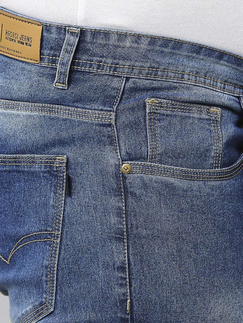 mens slim fit plain jeans - 20076327 -  Standard Image - 6