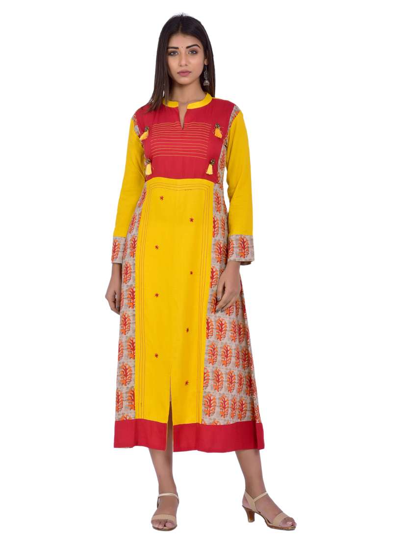 women's front slit kurta