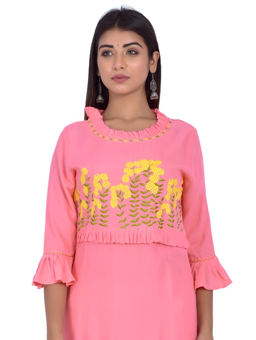 women's straight kurta - 20078326 - Standard Image - 4