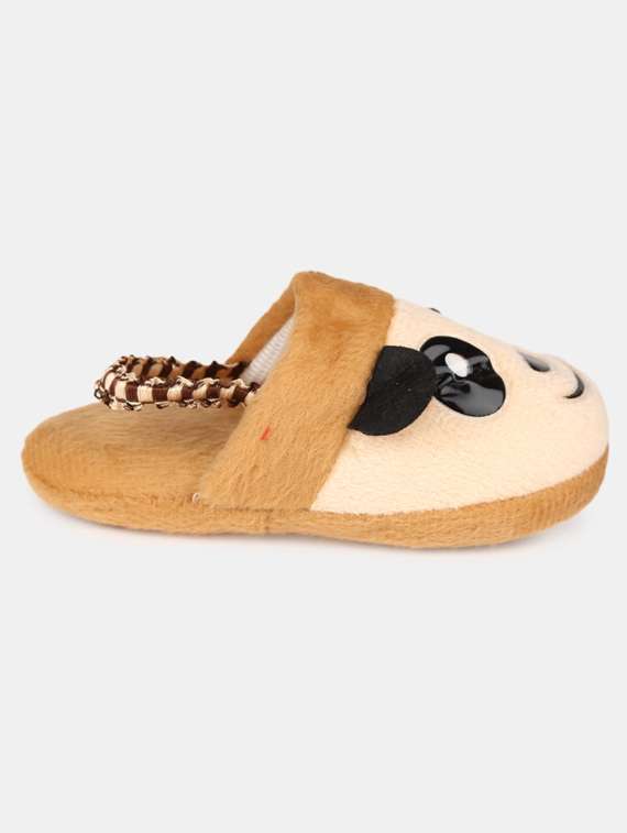 Brown Fabric Flip Flop - 20082881 -  Standard Image - 1