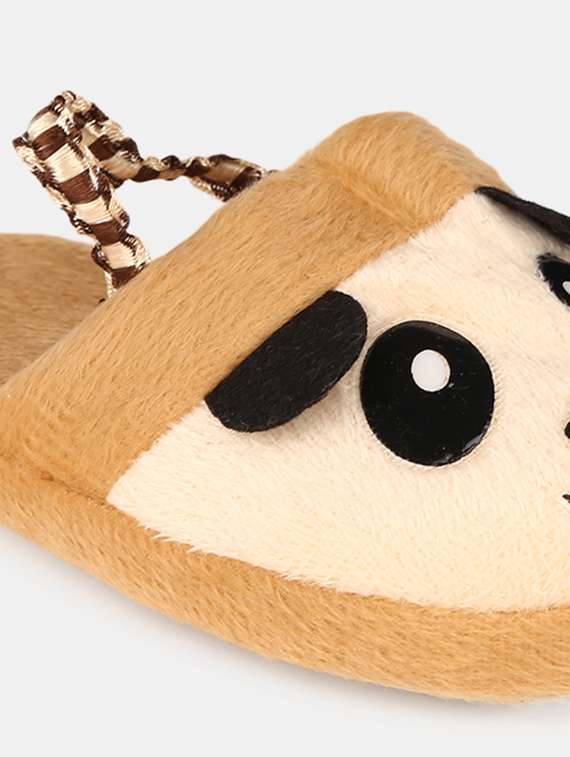 Brown Fabric Flip Flop - 20082881 -  Standard Image - 4