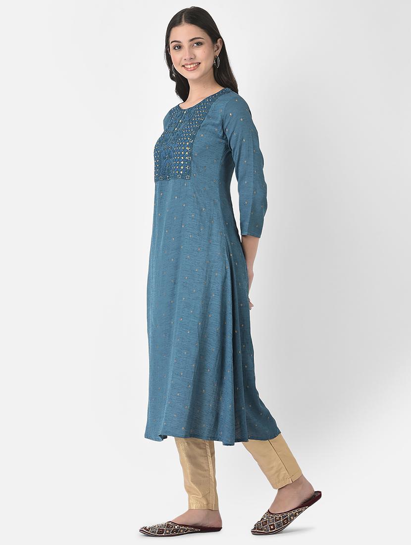 women's a-line kurta - 20083198 - Standard Image - 1