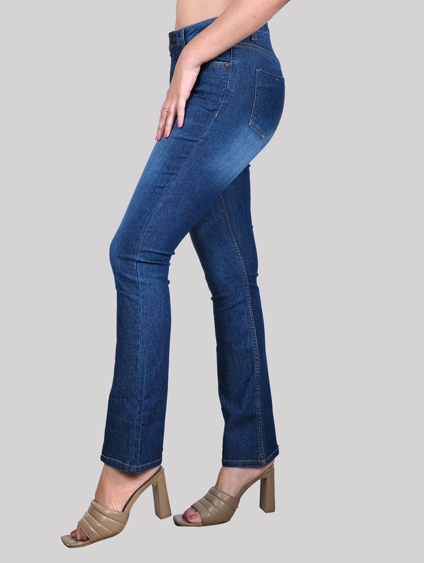 dark blue mid rise denim jean - 20085275 - Standard Image - 1