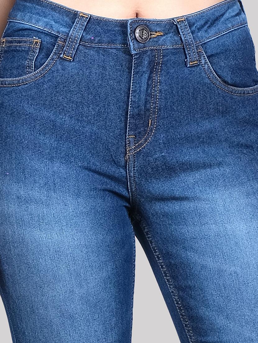 dark blue mid rise denim jean - 20085275 - Standard Image - 4