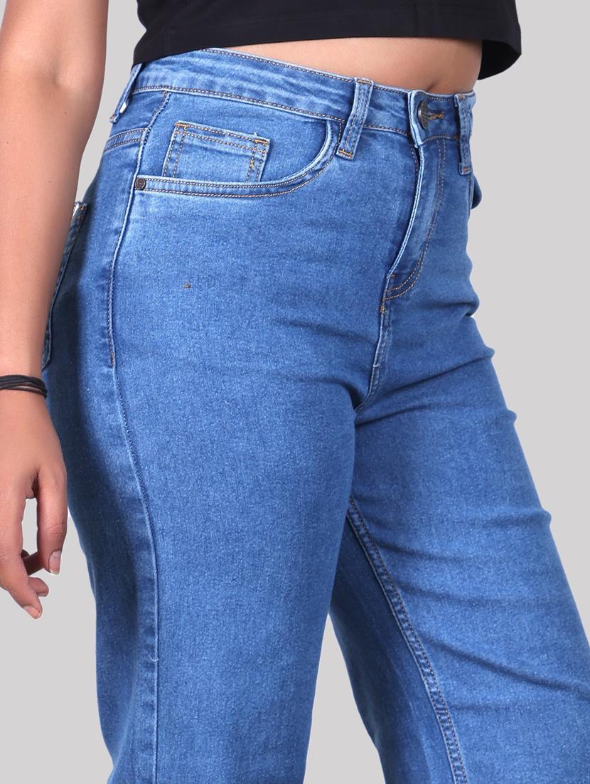 light blue mid rise denim jean - 20085277 - Standard Image - 4