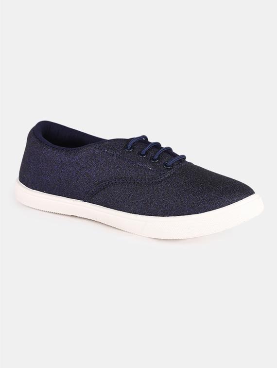blue solid lace-up sneaker - 20085492 -  Zoom Image - 0