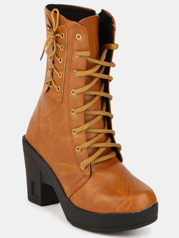 brown lace-up boot - 20085507 -  Zoom Image - 0
