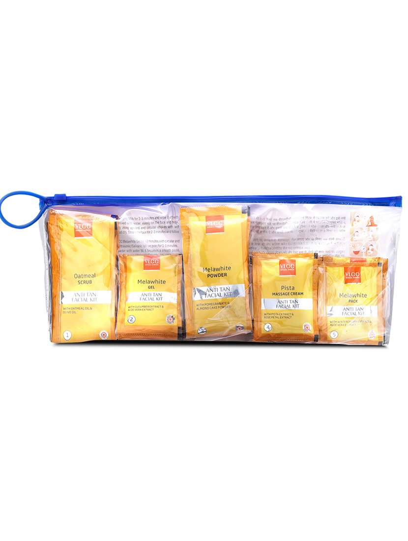 vlcc salon anti tan facial kit - 6 facials - 300g - remove sun tan 7 dark spots