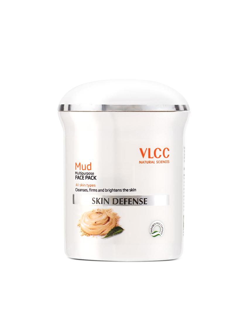 vlcc skin defense mud face pack -70 g for deep cleanse,tightens & brighten skin - 20088189 -  Standard Image - 1