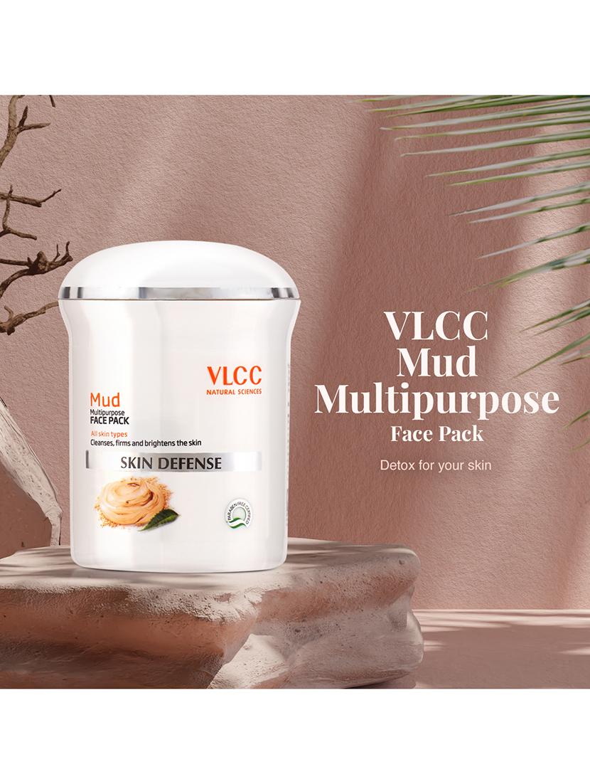 vlcc skin defense mud face pack -70 g for deep cleanse,tightens & brighten skin - 20088189 - Standard Image - 4