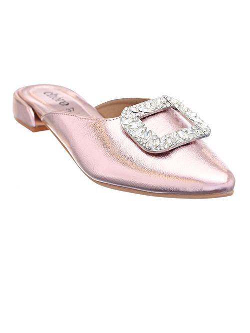 pink slip on sandal - 20088863 - Standard Image - 0