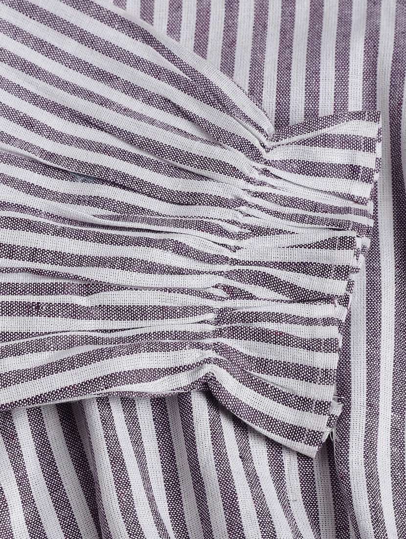 women's peplum round neck top - 20088985 -  Standard Image - 4