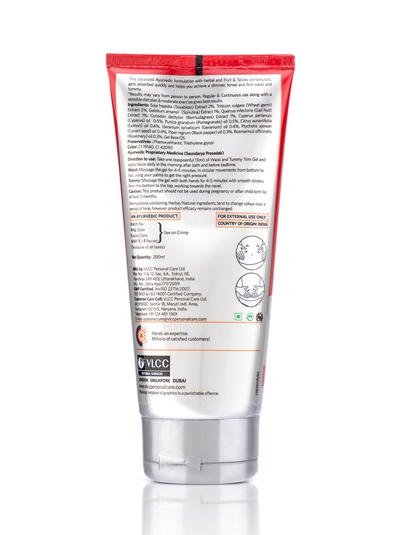 vlcc shape up waist & tummy trim gel - 200 g ( pack of 4 ) - 20092242 - Standard Image - 6