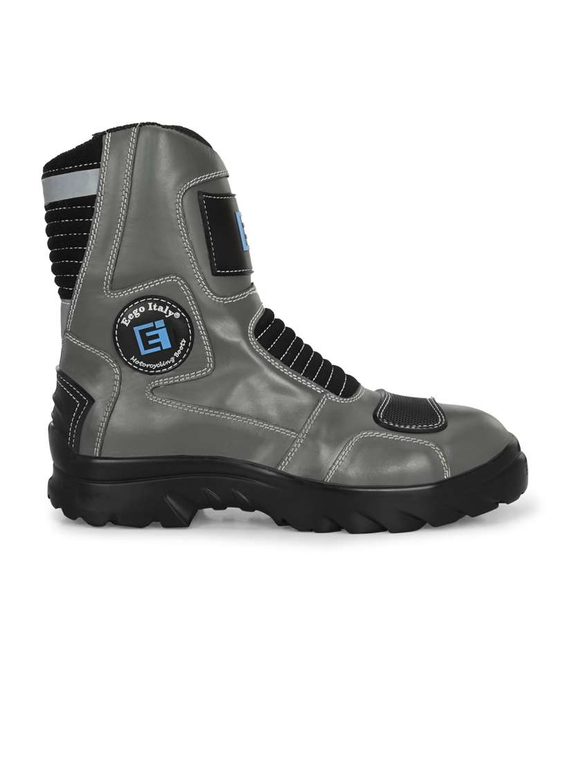 grey leather hiking boots boot - 20097824 -  Standard Image - 1