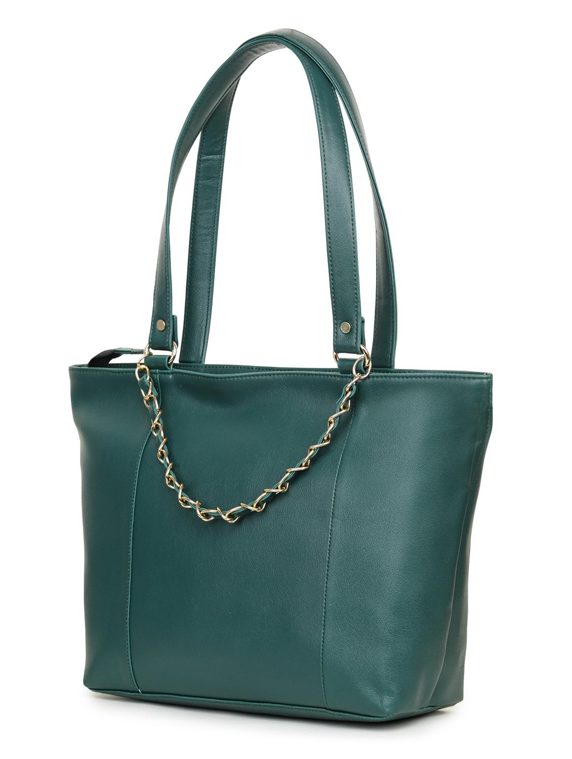 green polyester handbag - 20098130 - Standard Image - 4