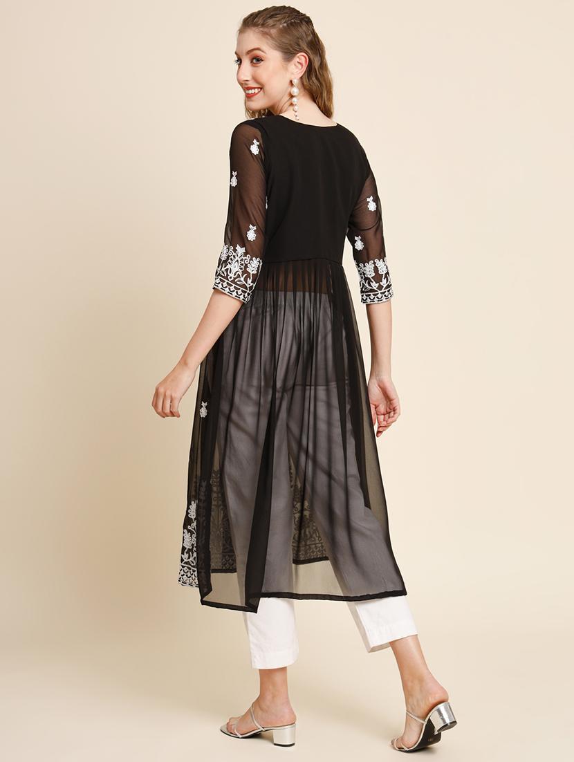 women's flared kurta - 20098275 - Standard Image - 4