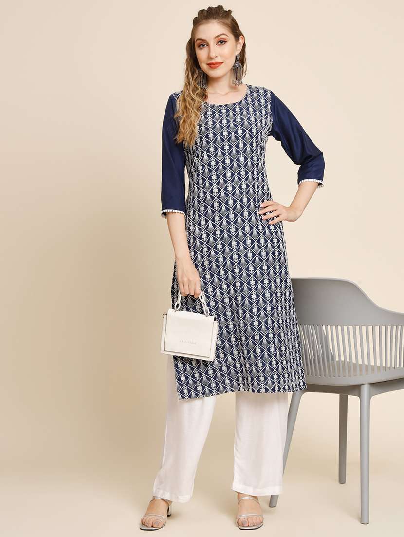 women's straight kurta - 20098302 -  Standard Image - 4