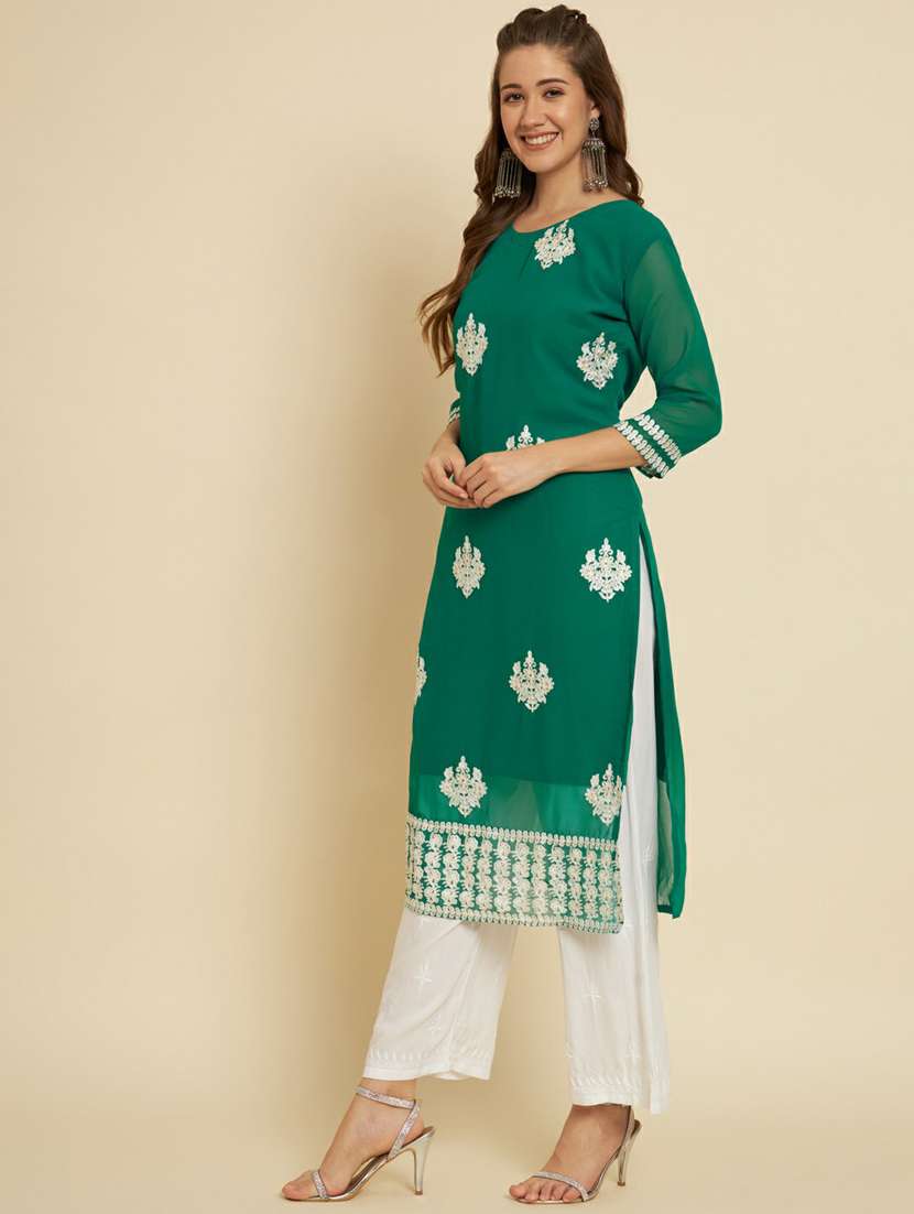 women's straight kurta - 20098305 -  Standard Image - 1
