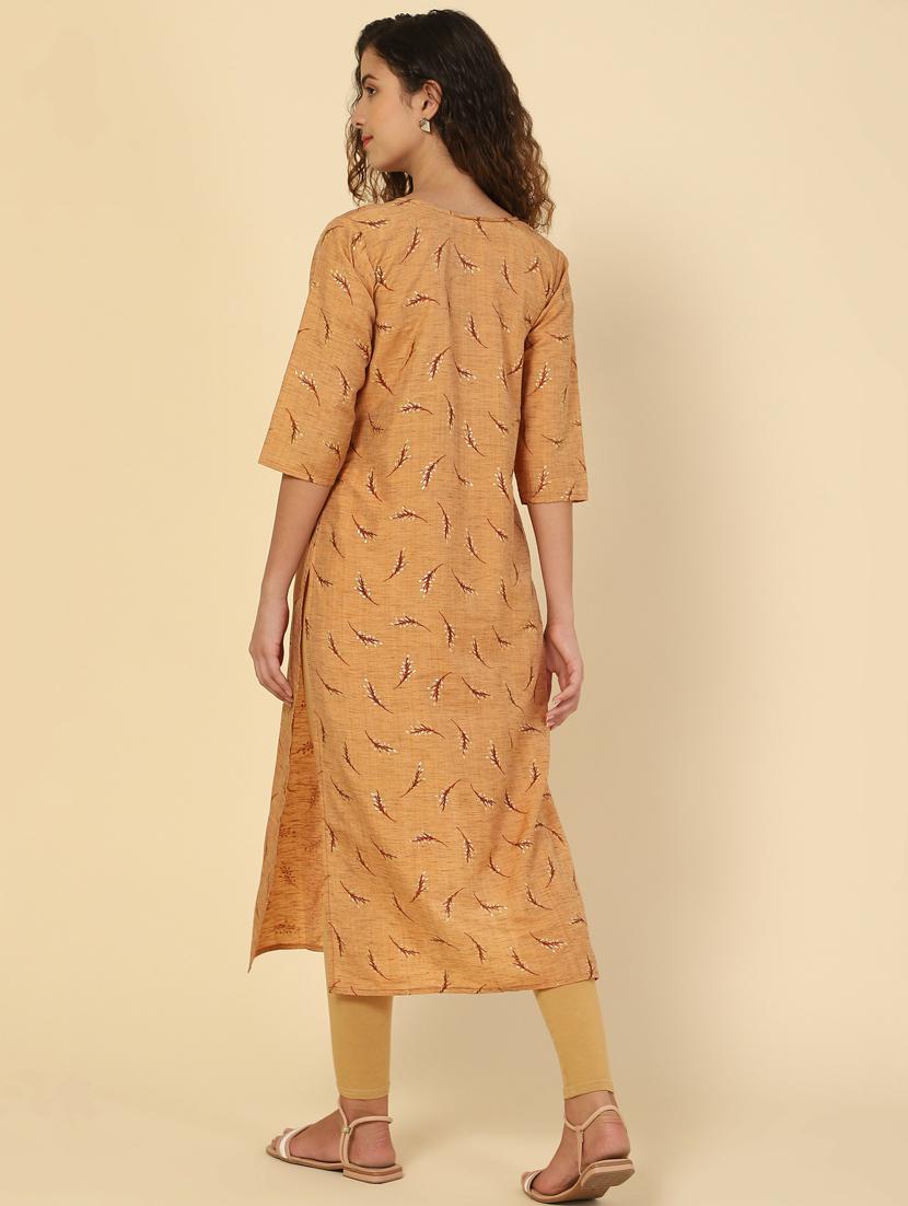 women's straight kurta - 20098351 - Standard Image - 4