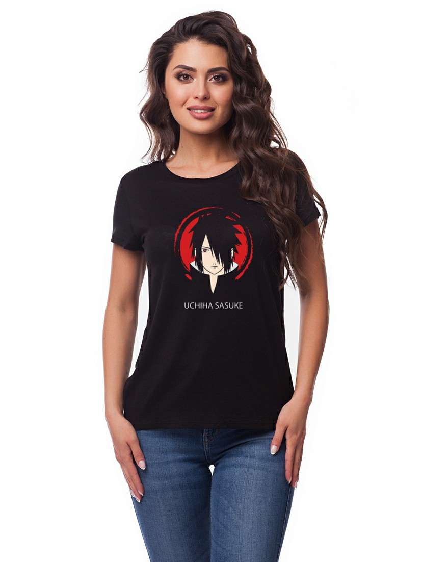 black cotton blend regular tshirt