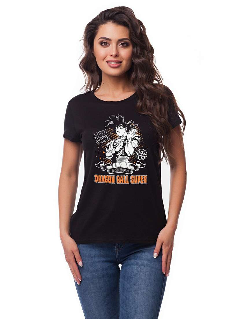 black cotton blend regular tshirt