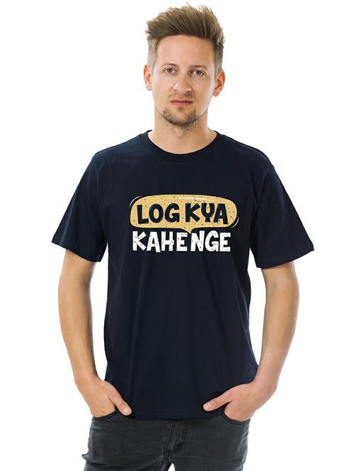 round neck printed regular t-shirt - 20099236 - Standard Image - 0