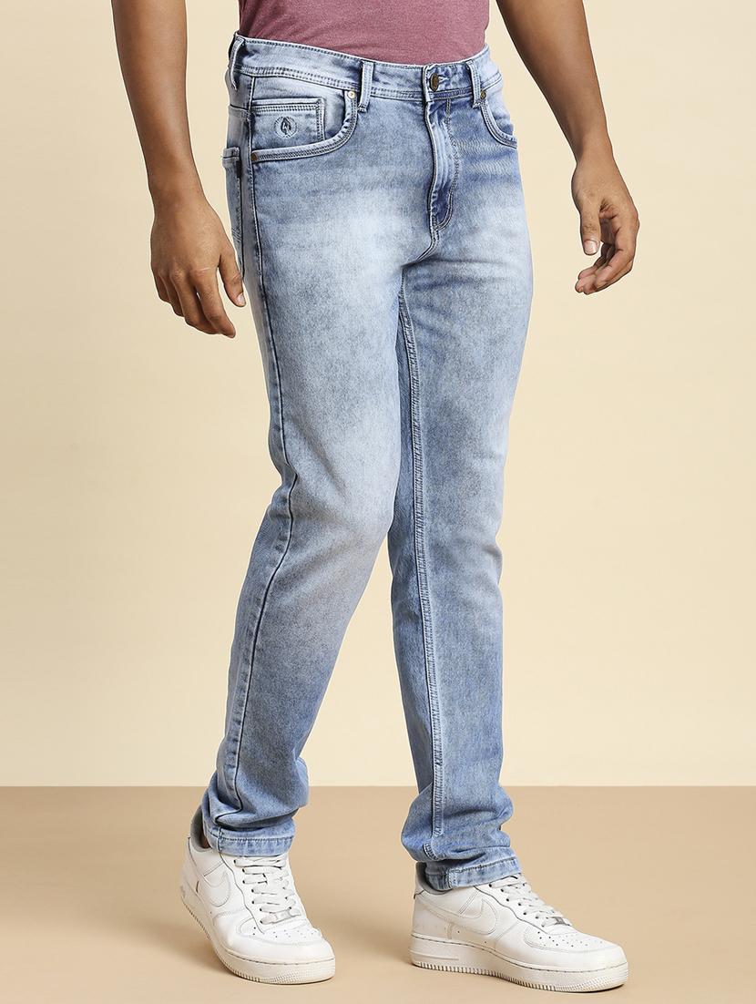 mens relaxed fit plain jeans - 20099571 -  Standard Image - 1