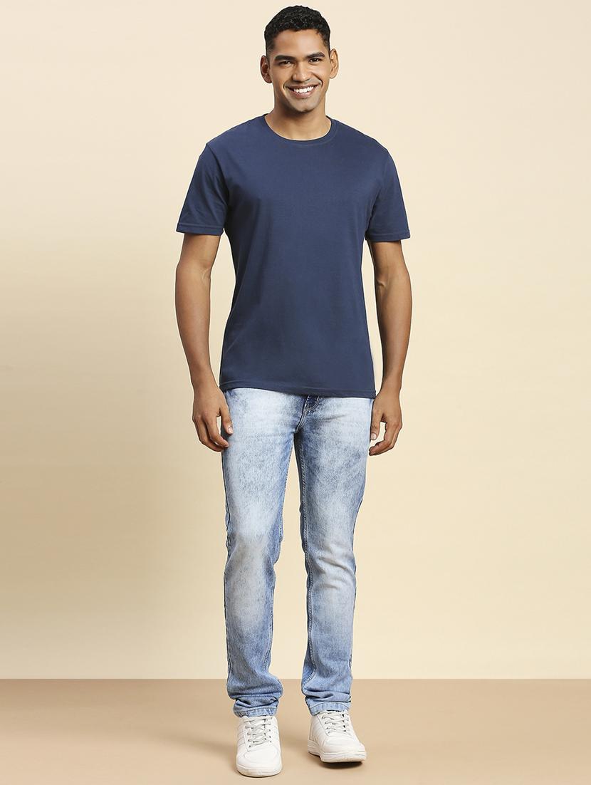 mens slim fit plain jeans - 20099576 - Standard Image - 4