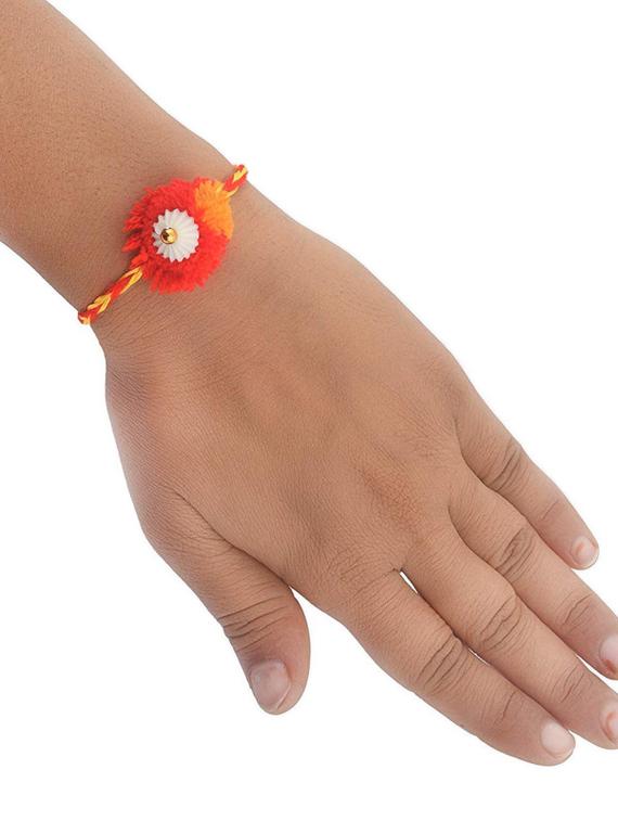 rakhi combo with silver coin - 20101955 - Standard Image - 9