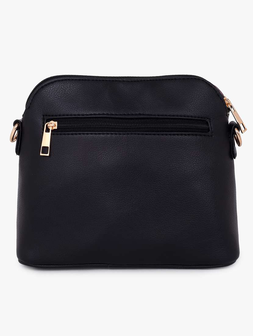 floral printed leatherette sling bag - 20102673 - Standard Image - 1