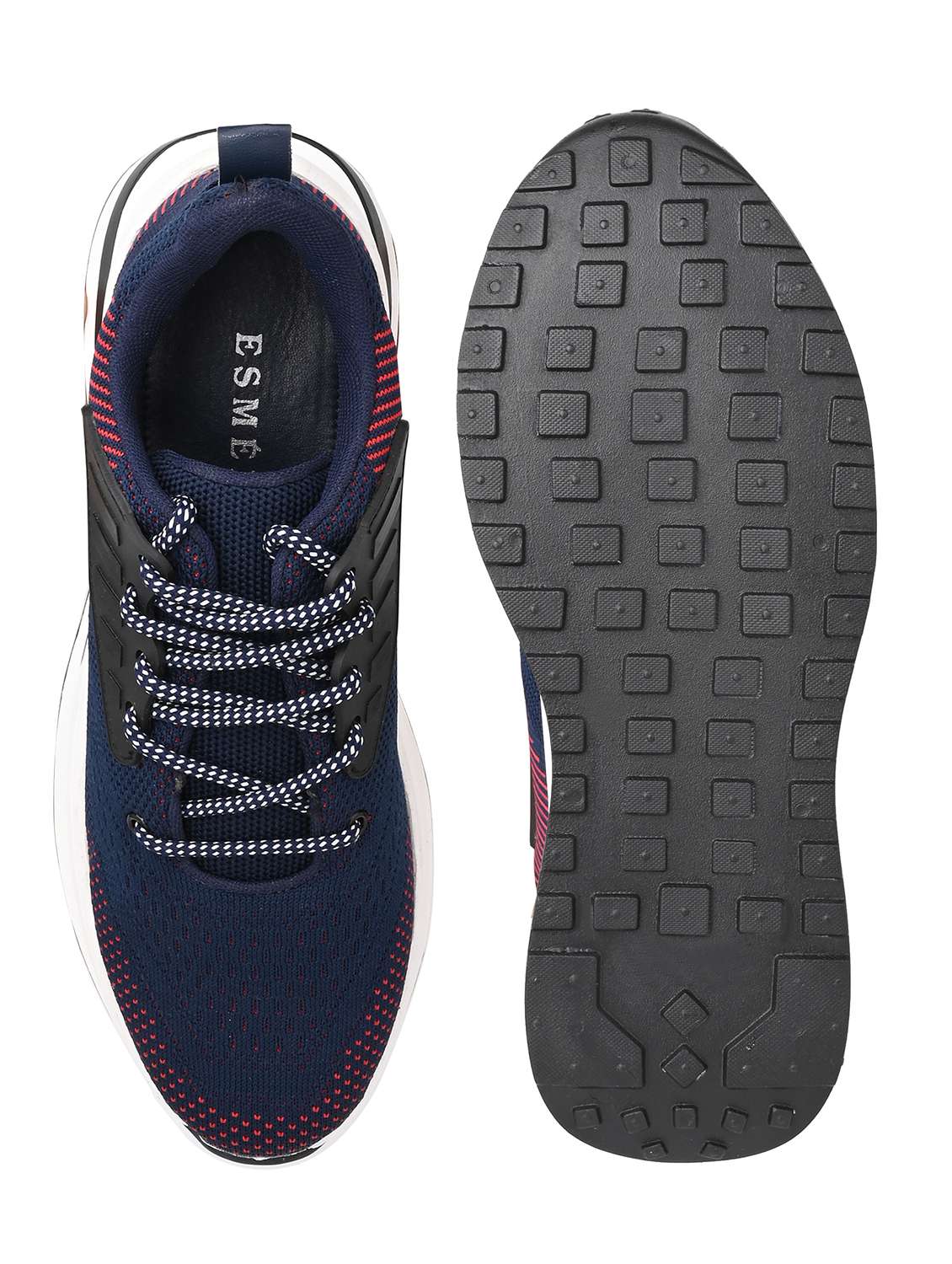 navy flyknit sport shoes - 20106360 -  Standard Image - 6