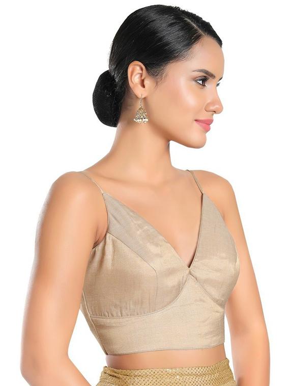 v neck plain regular blouse - 20110565 -  Standard Image - 1